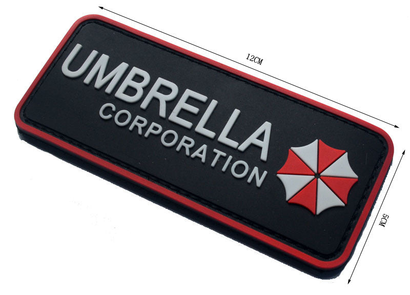 Нашивка "Umbrella Corporation" 12х5 см с велкро