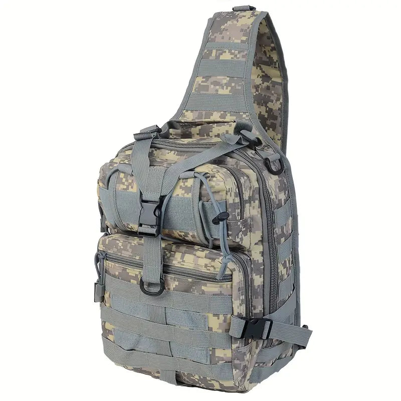 Тактическа раница 10L – MOLLE система, водоустойчива, олекотена + Подарък Нашивка, Персонализиране