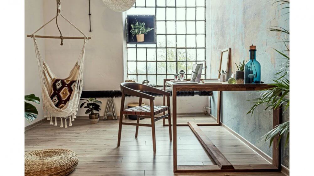 Хамак люлка от макраме – висящо кресло за дома, градината или почивка | Бежово, 120 кг товароносимост