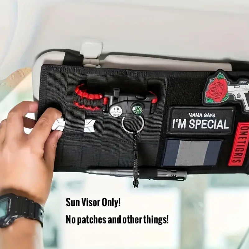 Geanta Tactica Crossbody Sistem MOLLE Impermeabil + Cadou 2 Petice si Carabiniere, Personalizare