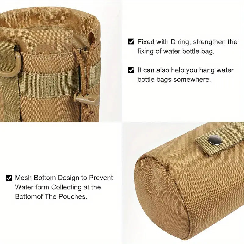 Geanta Tactica Crossbody Sistem MOLLE Impermeabil + Cadou 2 Petice si Carabiniere, Personalizare