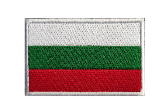 Нашивка Българско знаме 8x5 см – Велкро гръб