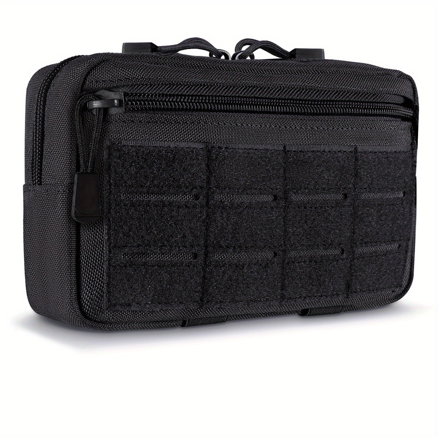 Тактическа MOLLE органайзер чанта – 1000D EDC калъф с отделения и лазерно изрязани ленти + подарък нашивка