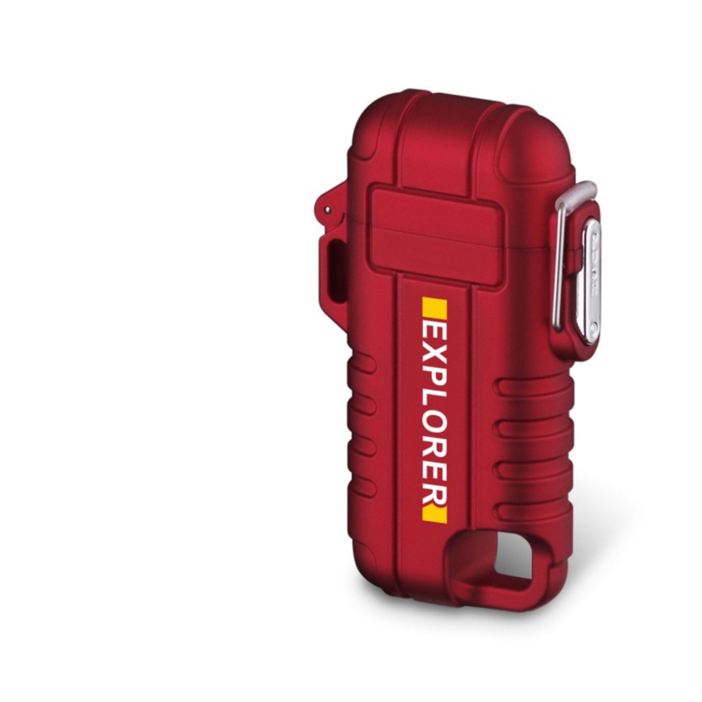 Електрическа, плазмена запалка EXPLORER с карабинер – USB зареждане, индикатор за батерията, гъвкаво рамо, ветроустойчива, водоустойчива - JAFRA