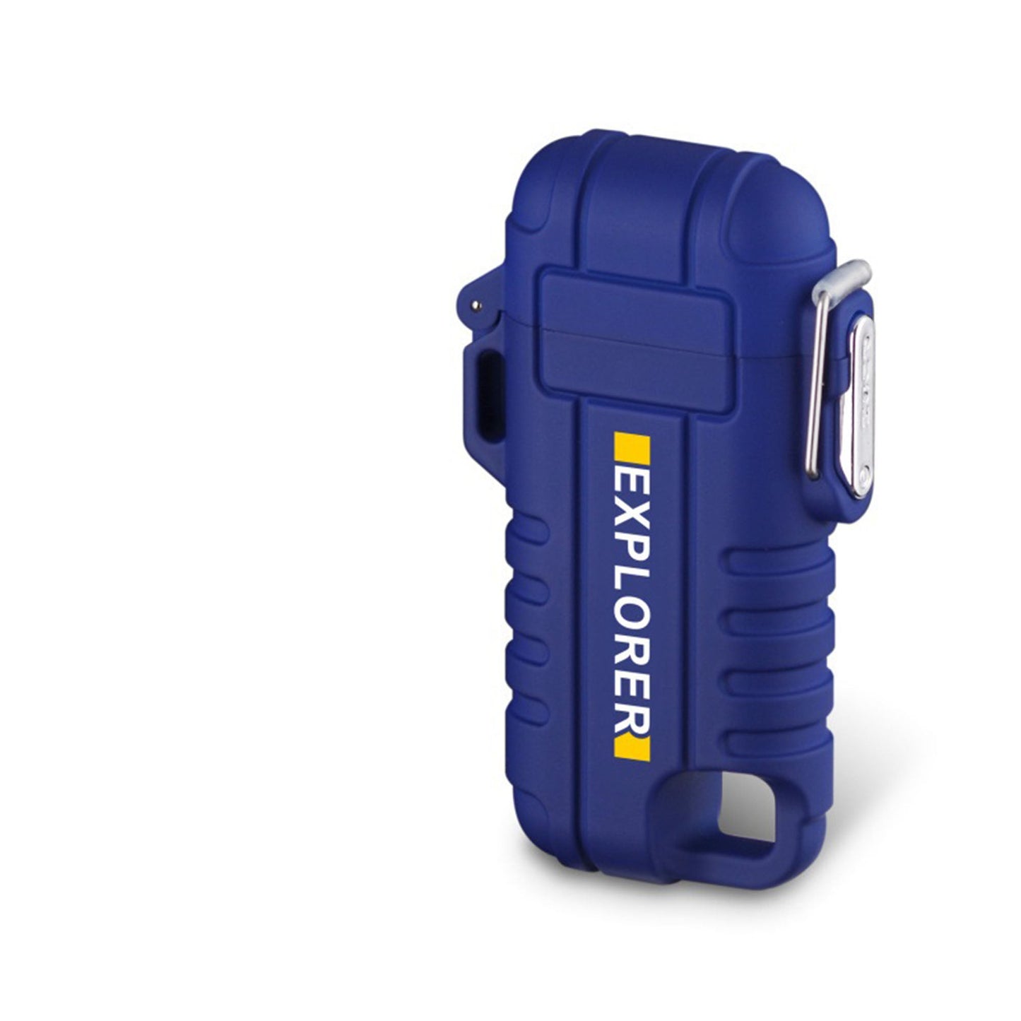 Електрическа, плазмена запалка EXPLORER с карабинер – USB зареждане, индикатор за батерията, гъвкаво рамо, ветроустойчива, водоустойчива - JAFRA