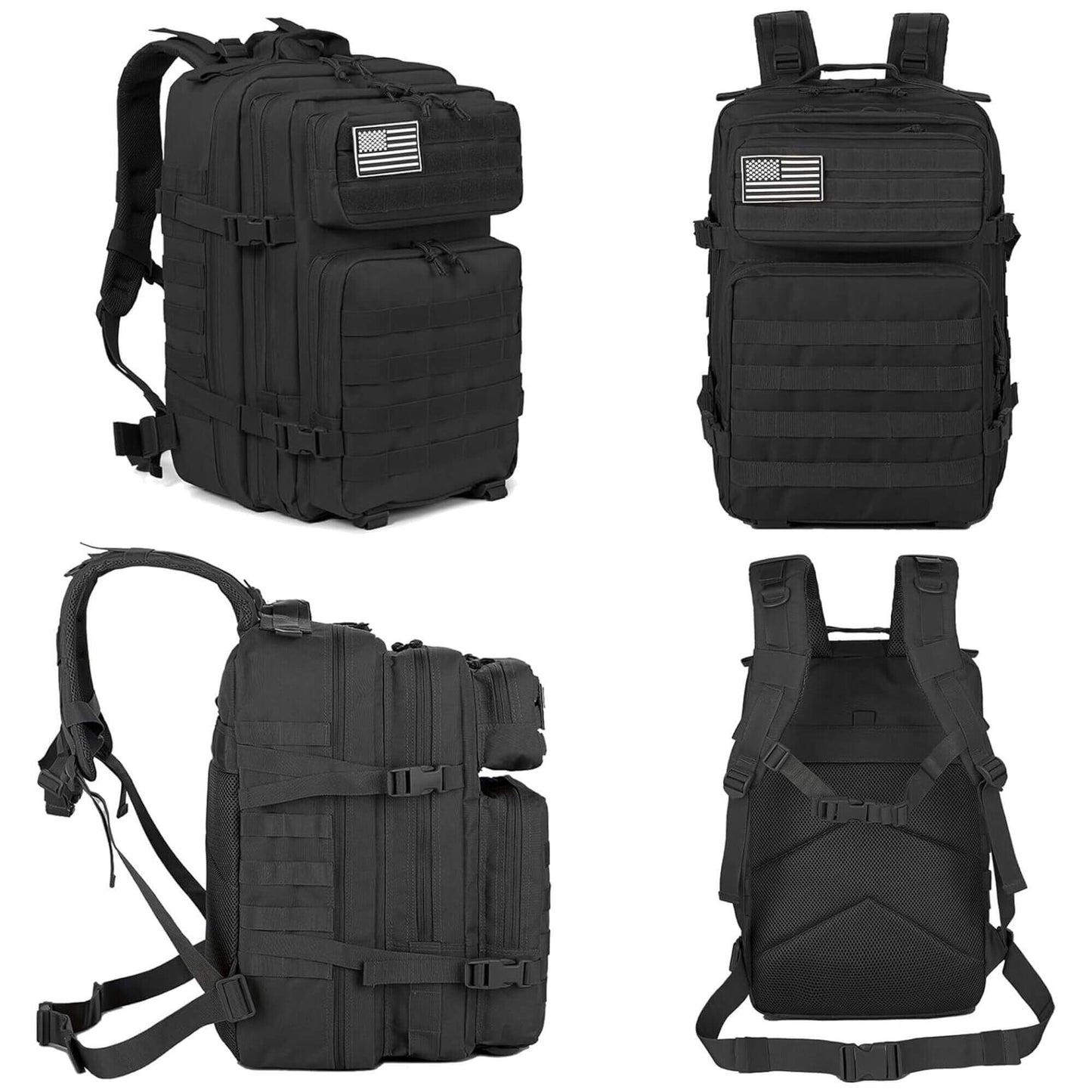 45L Military Tactical Backpack with MOLLE System - Universal Assault and Hiking Backpack