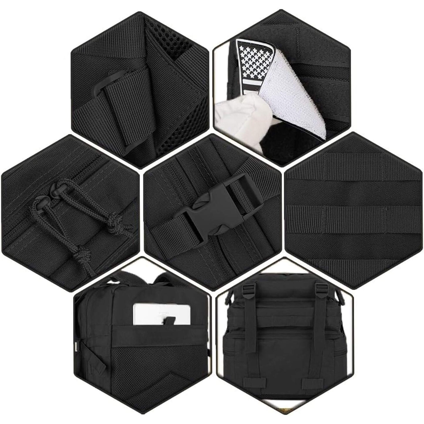 45L Military Tactical Backpack with MOLLE System - Universal Assault and Hiking Backpack