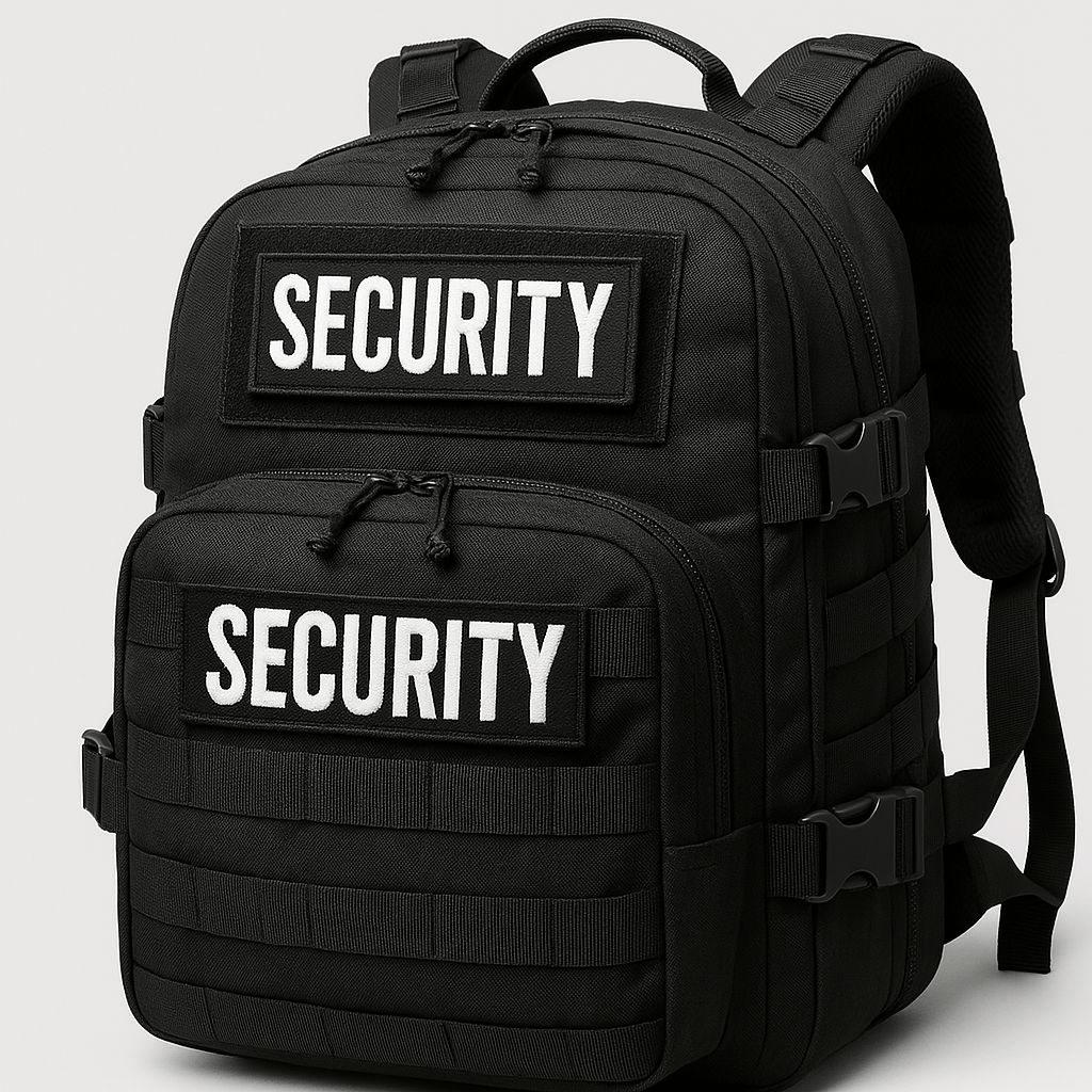 Emblem SECURITY – Emblem cu velcro pentru securitate, veste și rucsacuri | 14,5x6 cm