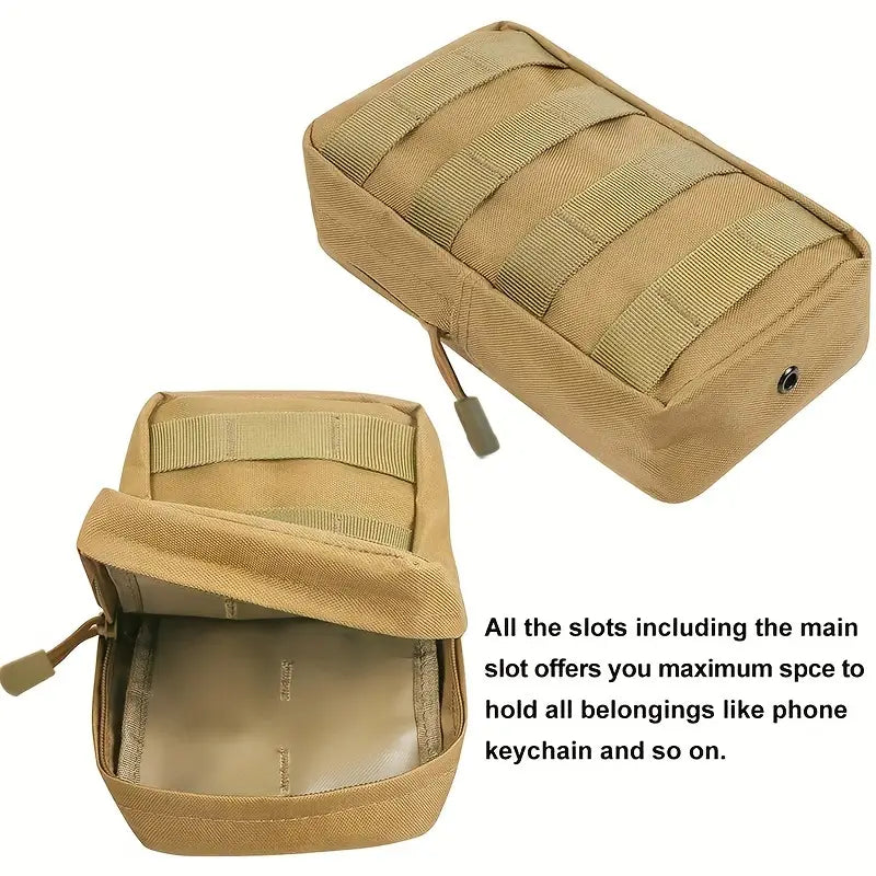 Geanta Tactica Crossbody Sistem MOLLE Impermeabil + Cadou 2 Petice si Carabiniere, Personalizare