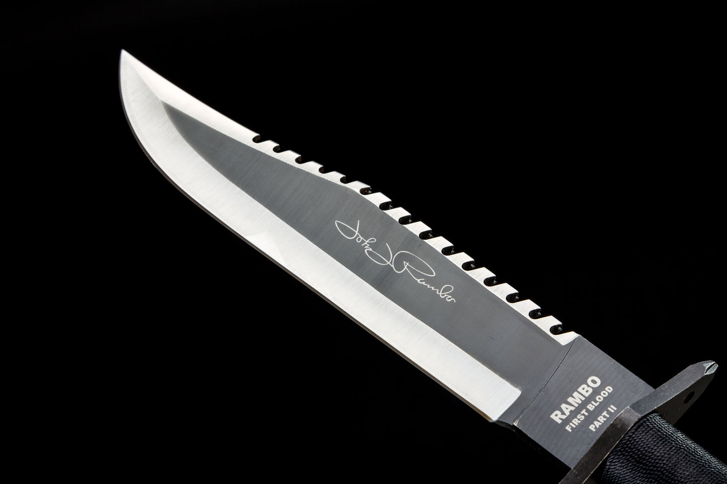 Rambo Survival Knife First Blood Part 2 with Signature - Кожена кания и премиум кутия - JAFRA