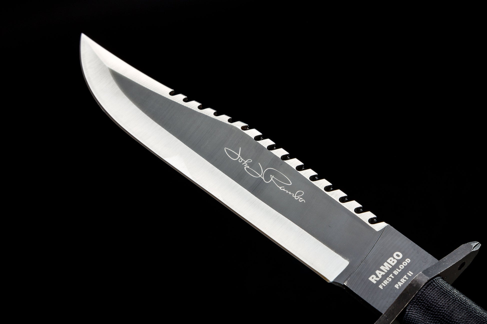 Rambo Survival Knife First Blood Part 2 with Signature - Кожена кания и премиум кутия - JAFRA